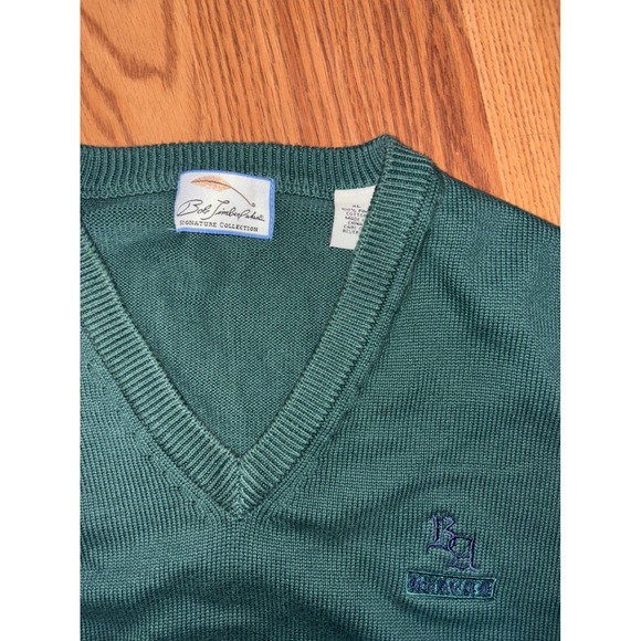 Bob Timberlake Other - Bob Timberlake X Bon Air Country Club Signature Collection V-Neck Green Sweater